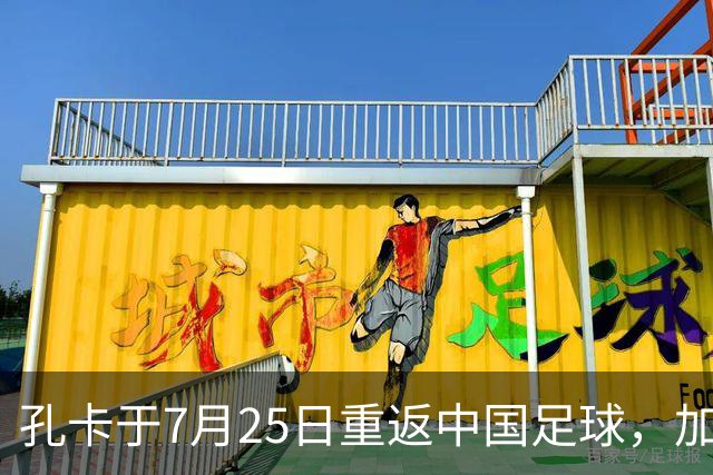 孔卡于7月25日重返中国足球，加盟鲁能担任核心前腰，却被辟谣为假消息